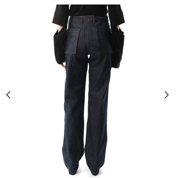 Helmut Lang Utility Straight-Leg Jeans – Raw Indigo – Size 25 – NWT - Picture 10 of 15